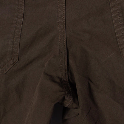 FINE COMPACT COTTON POPLIN TROUSERS