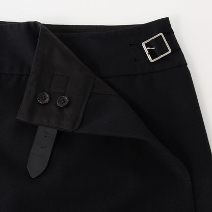 BRUSHED COTTON WOOL SKIRT