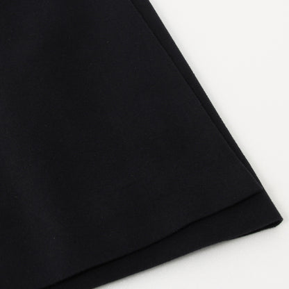 BRUSHED COTTON WOOL SKIRT