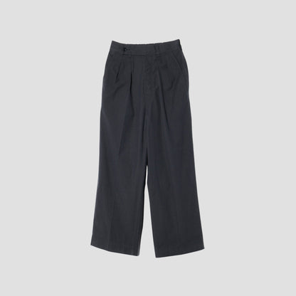 OVERDYE MELANGE COTTON LINEN TROUSERS