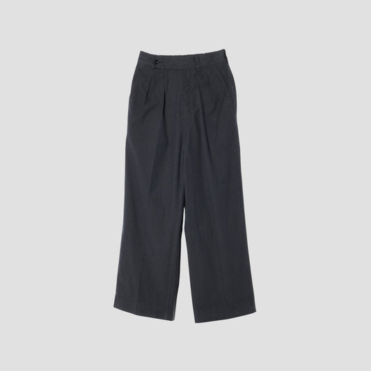 OVERDYE MELANGE COTTON LINEN TROUSERS