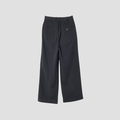 OVERDYE MELANGE COTTON LINEN TROUSERS