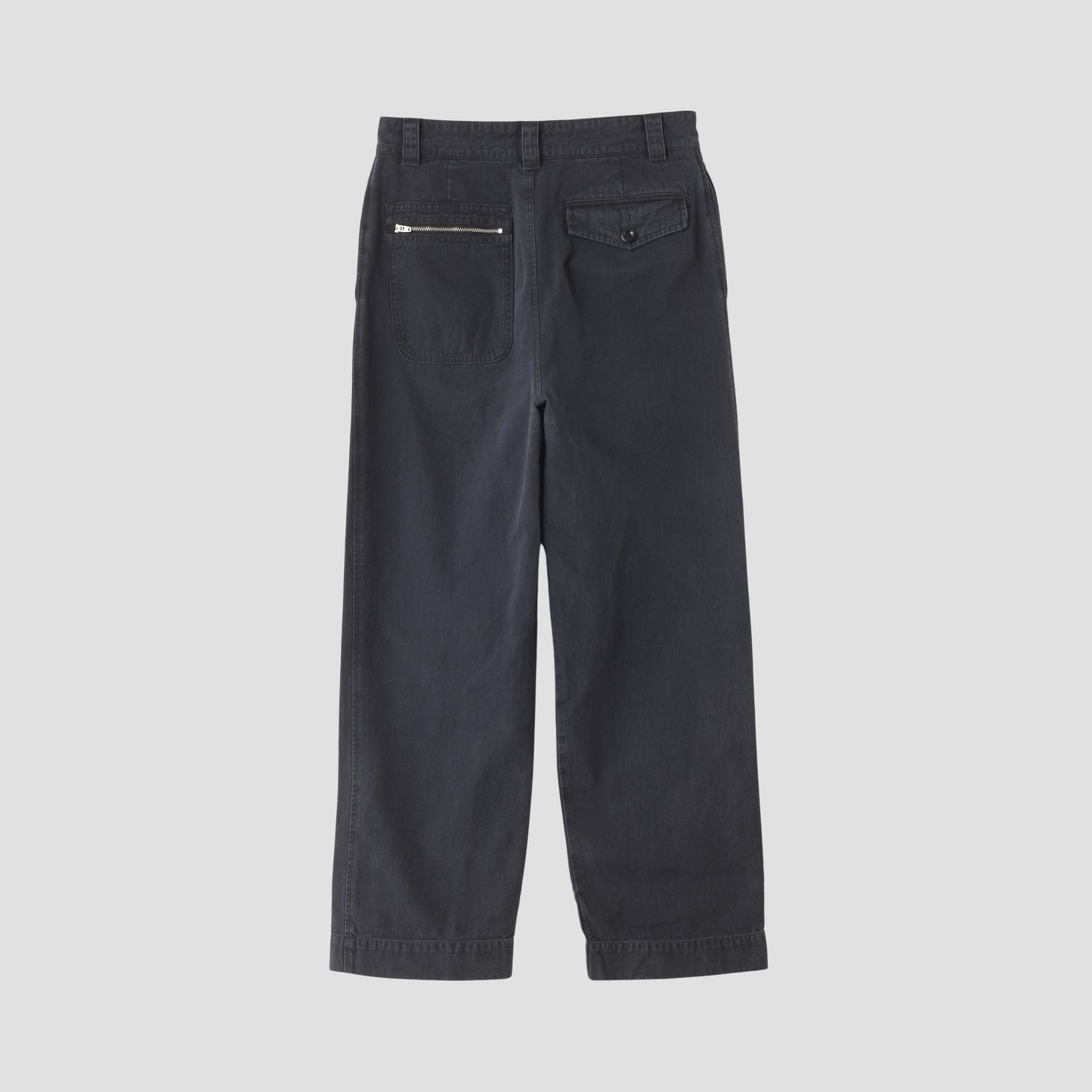 FADED COTTON TWILL TROUSERS