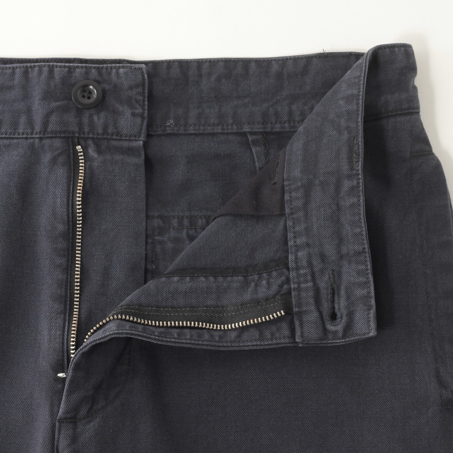 FADED COTTON TWILL TROUSERS