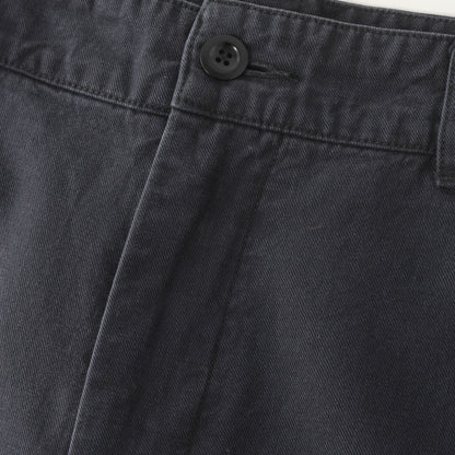 FADED COTTON TWILL TROUSERS