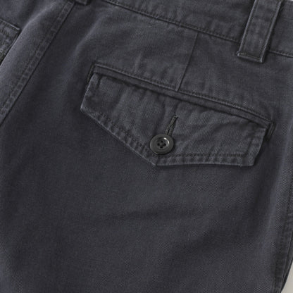FADED COTTON TWILL TROUSERS