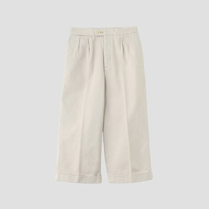 RAISED COTTON DRILL TROUSERS