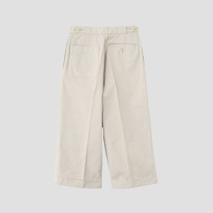 RAISED COTTON DRILL TROUSERS