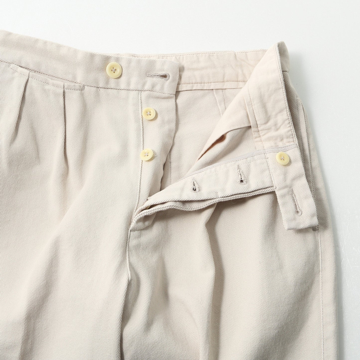 RAISED COTTON DRILL TROUSERS