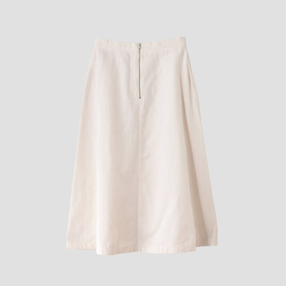 HIGH TWIST COTTON LINEN SKIRT