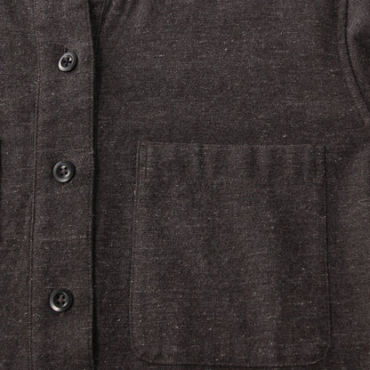 WOOL COTTON TWILL DRESS