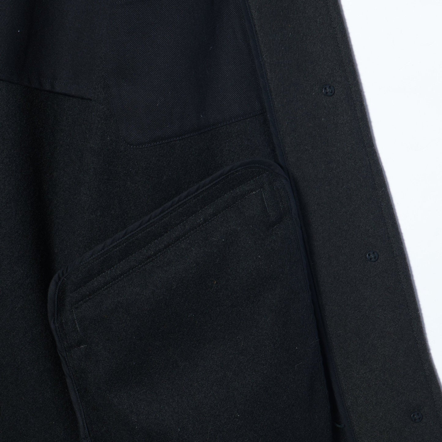 BASIC WOOL MELTON COAT