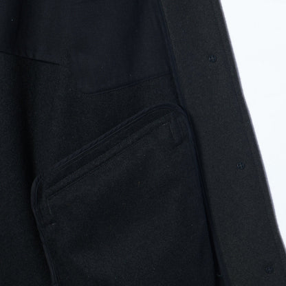 BASIC WOOL MELTON COAT