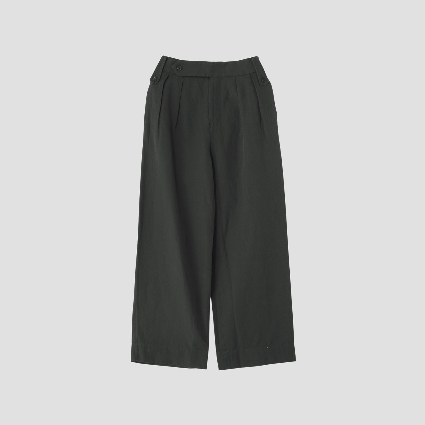 HIGH TWIST COTTON LINEN TROUSERS