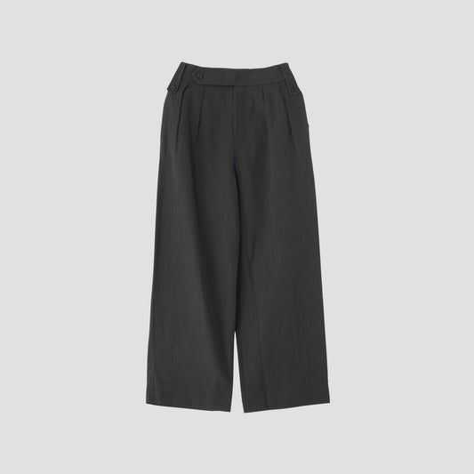 HIGH TWIST COTTON LINEN TROUSERS