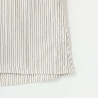 TRAM STRIPE COTTON SHIRT