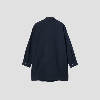 FELTED WOOL SHIRTING BLOUSON