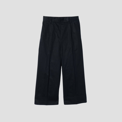 LIGHT COTTON LINEN TWILL TROUSERS