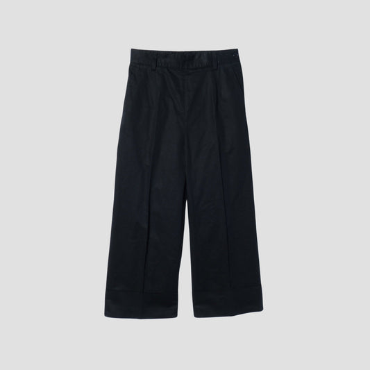 LIGHT COTTON LINEN TWILL TROUSERS