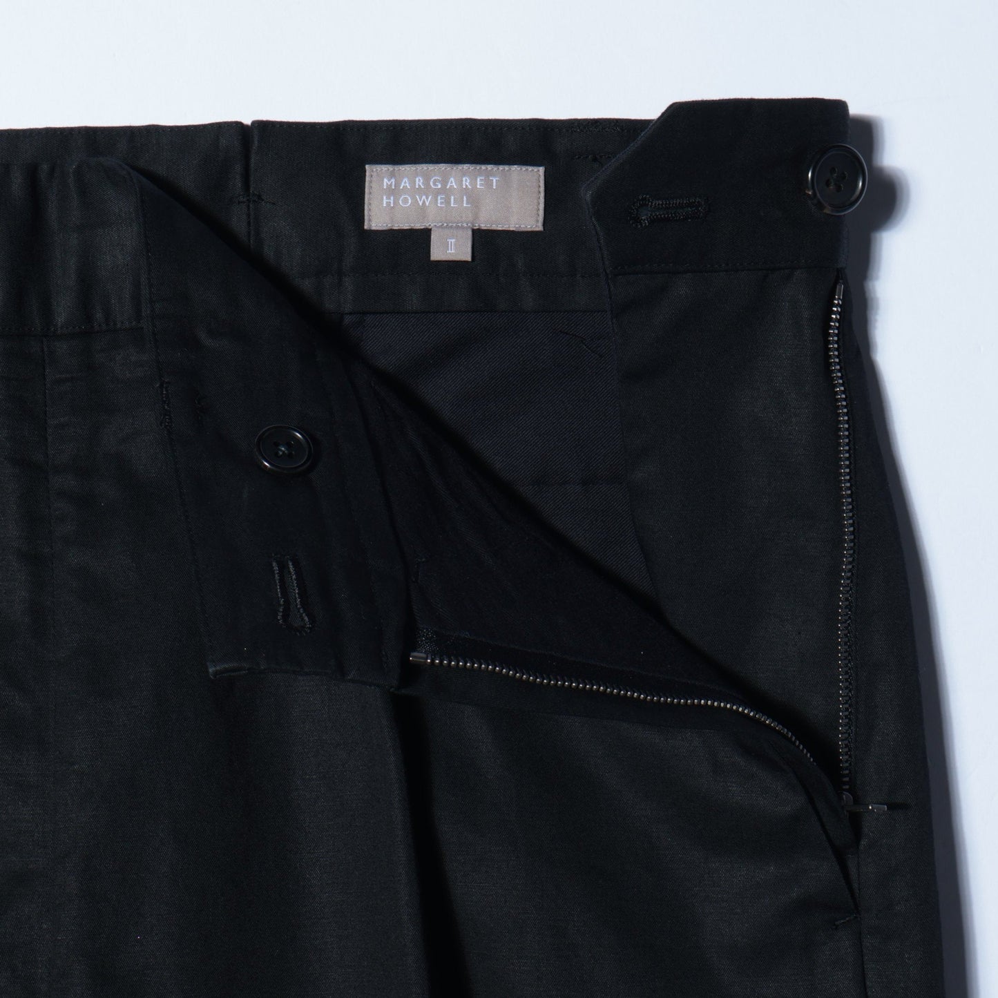 LIGHT COTTON LINEN TWILL TROUSERS