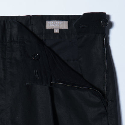 LIGHT COTTON LINEN TWILL TROUSERS