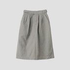 CHEF CHECK COTTON WOOL SKIRT