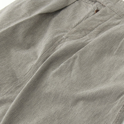 CHEF CHECK COTTON WOOL SKIRT