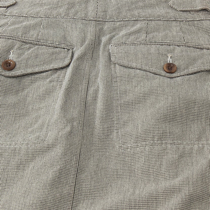 CHEF CHECK COTTON WOOL SKIRT