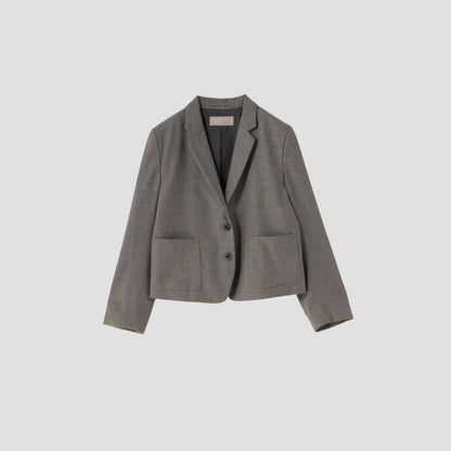FINE WOOL FLANNEL JACKET