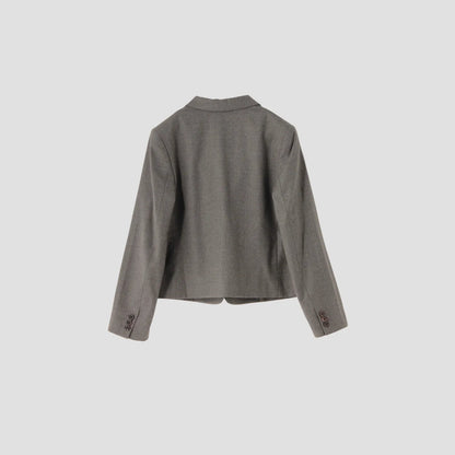 FINE WOOL FLANNEL JACKET