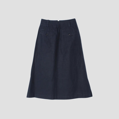 HIGH DENSE LINEN SKIRT