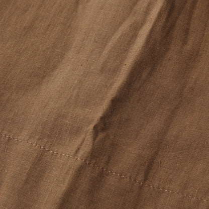 DENSE FINE LINEN POPLIN SKIRT