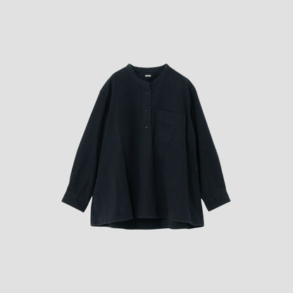 COTTON WOOL OXFORD LOUNGE WEAR SHIRT