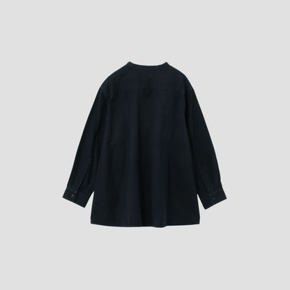 COTTON WOOL OXFORD LOUNGE WEAR SHIRT