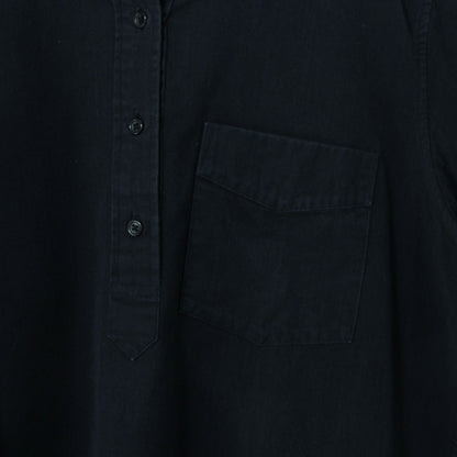 COTTON WOOL OXFORD LOUNGE WEAR SHIRT