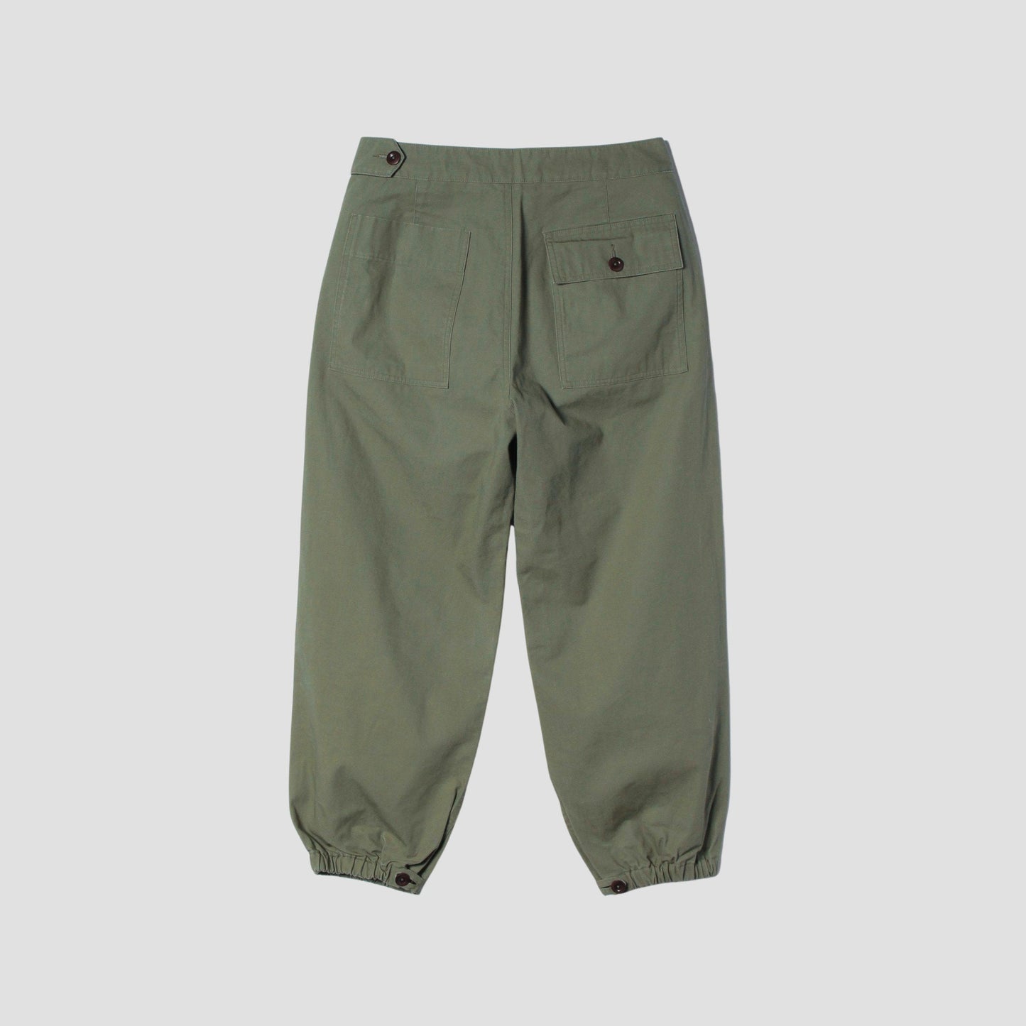 COMPACT BROKEN DRILL TROUSERS