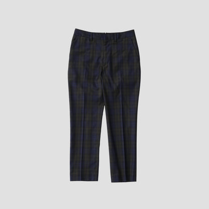WOOL BLACKWATCH TROUSERS