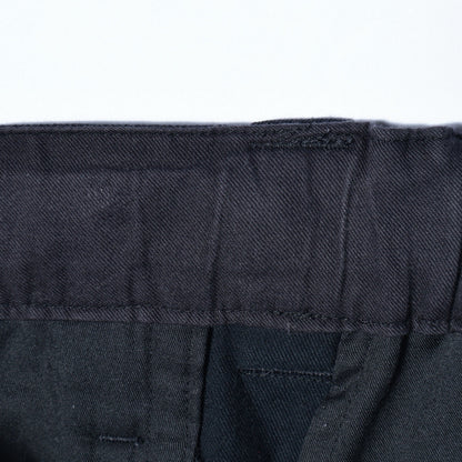 WOOL COTTON TWILL TROUSERS