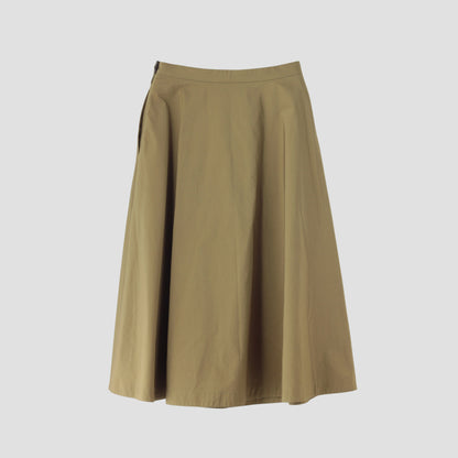 COTTON TAFETTA SKIRT