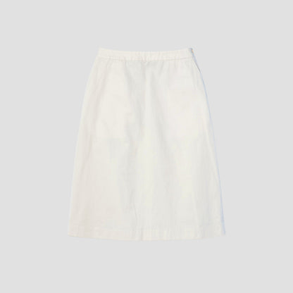 LIGHT COTTON LINEN TWILL SKIRT