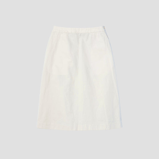 LIGHT COTTON LINEN TWILL SKIRT