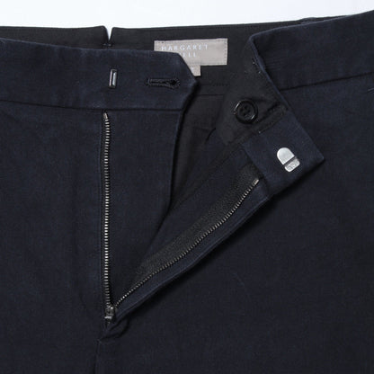 YARN DYE HEAVY COTTON TWILL TROUSERS