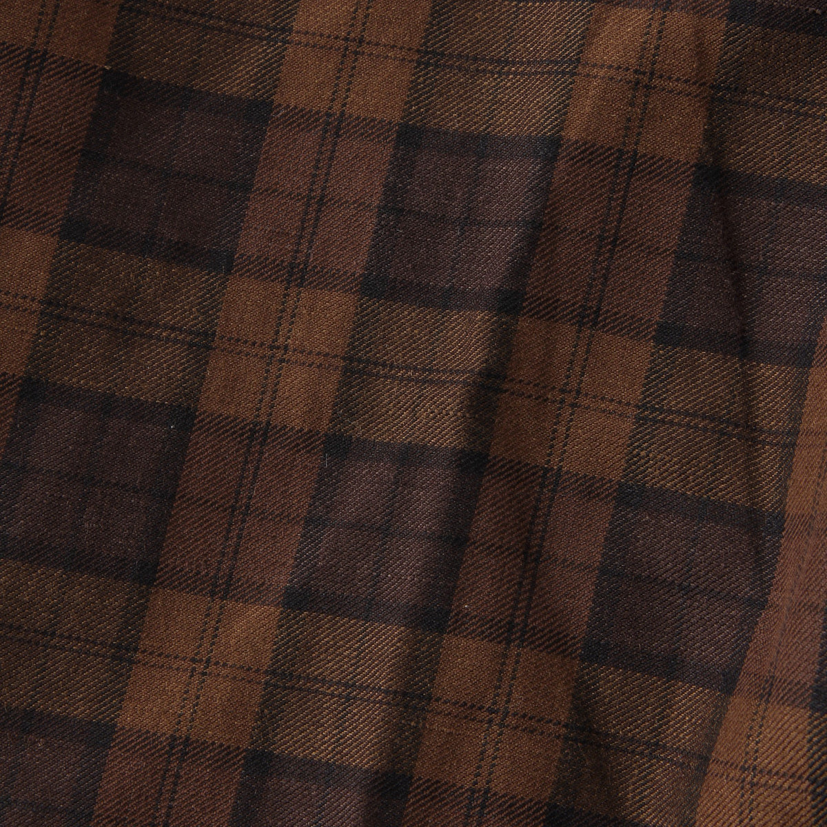 CHECK WOOL LINEN BLEND TROUSERS