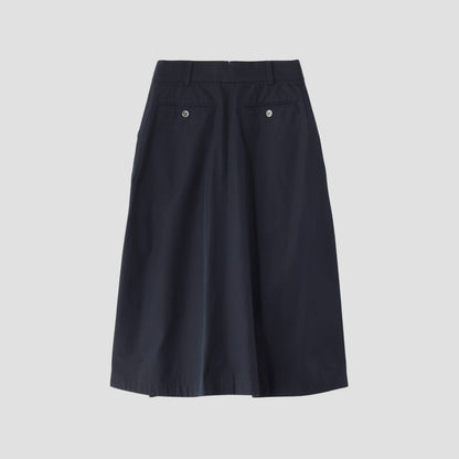 COTTON PLAIN WEAVE SKIRT