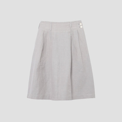 COTTON LINEN SKIRT
