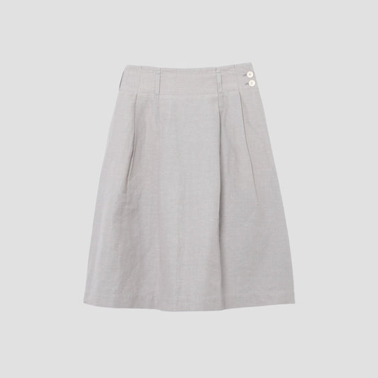 COTTON LINEN SKIRT