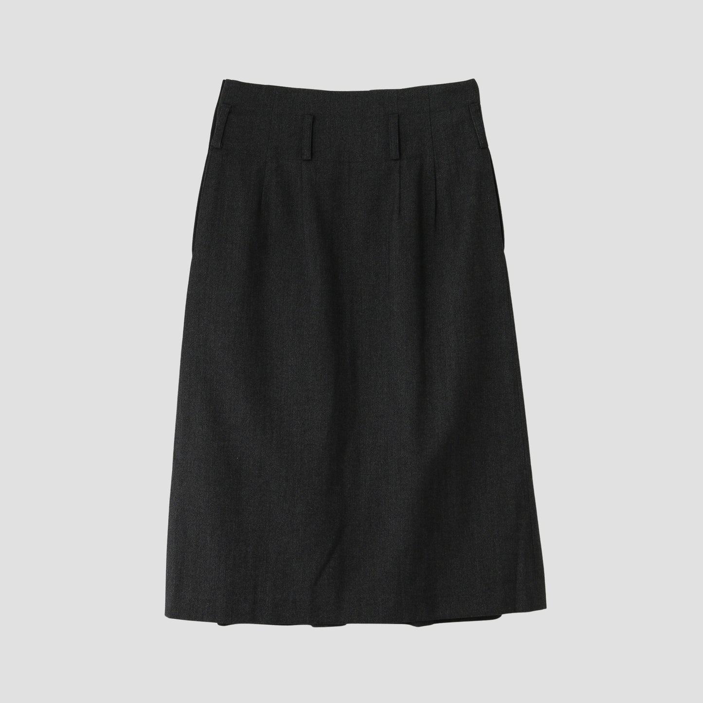 BRUSHED COTTON WOOL SKIRT