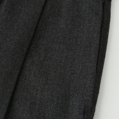 BRUSHED COTTON WOOL SKIRT