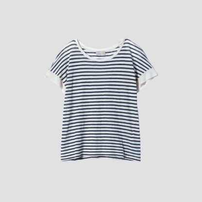 LINEN STRIPE JERSEY