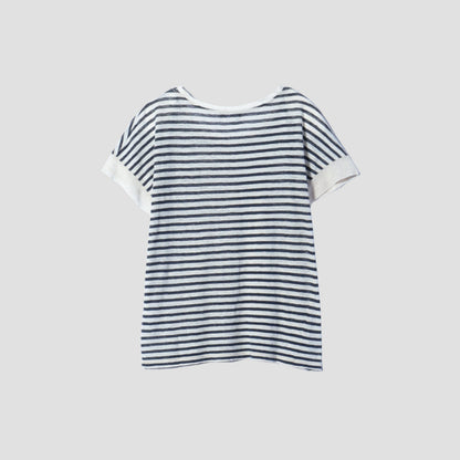 LINEN STRIPE JERSEY